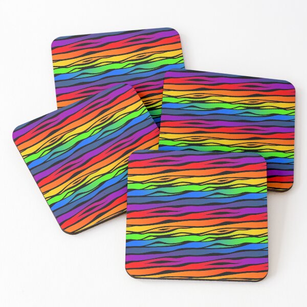 Item preview, LGBTQ+ Repeating Pattern In Zebra designed and sold by kernowerno.