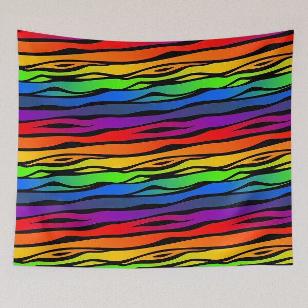 Item preview, LGBTQ+ Repeating Pattern In Zebra designed and sold by kernowerno.