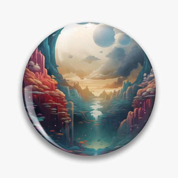 Artikelvorschau, Ethereal Nexus: Surreal Transitions in Color entworfen und verkauft von DrawnThreads.