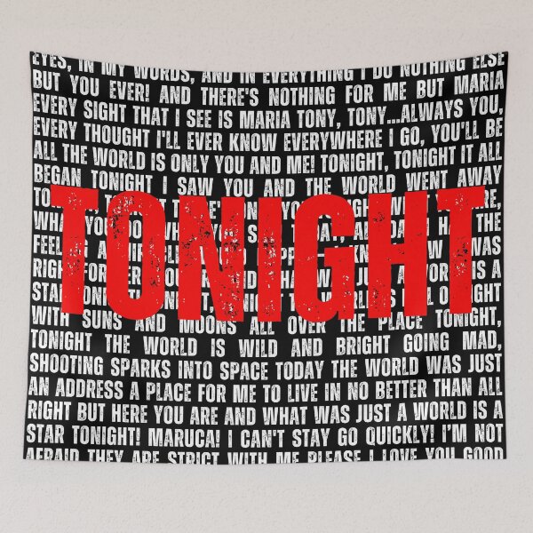 Item preview, West Side Story lyrics  designed and sold by broadwaygirl142.