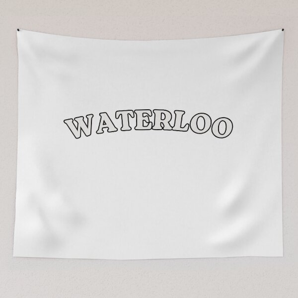Artikelvorschau, weißer klobiger Waterloo University Arch - Varsity Retro entworfen und verkauft von jessicaleah15.