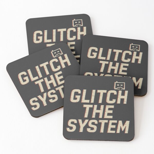 Item preview, Glitch the System – Cyberpunk Anti AI Digital Rebellion Quote designed and sold by Planthem.