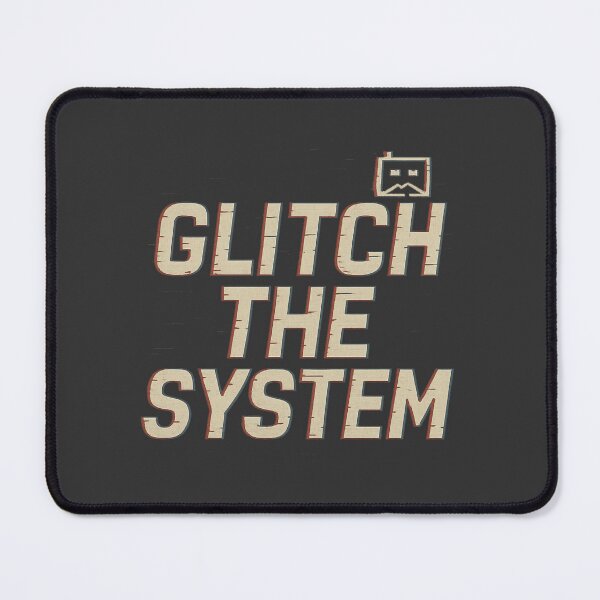 Item preview, Glitch the System – Cyberpunk Anti AI Digital Rebellion Quote designed and sold by Planthem.