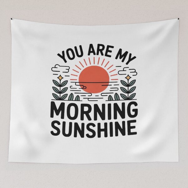 Item preview, Minimal Japanese Aesthetic – "You Are My Morning Sunshine" Design with Zen Vibes designed and sold by ARTReMi.