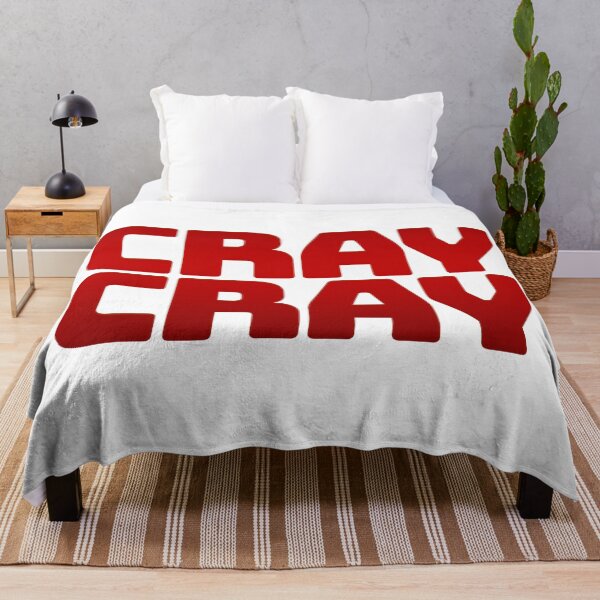 Item preview, Cray Cray, Funny Quotes in Deep Red designed and sold by Memes N Lore .