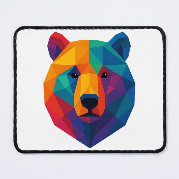 Item preview, Prismatic Bear Profile designed and sold by TheWonkyEaselCo.