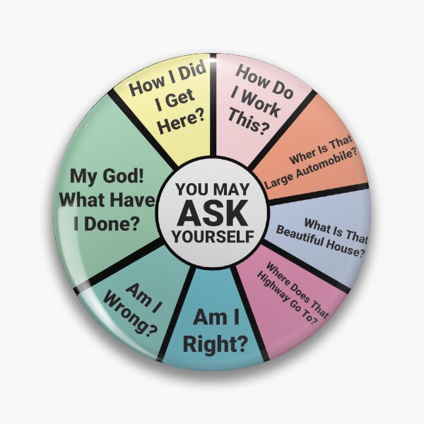 Item preview, 80's Music Retro Lyrics, Funny Saying You May Ask Yourself Pie Chart  designed and sold by pretty4u.