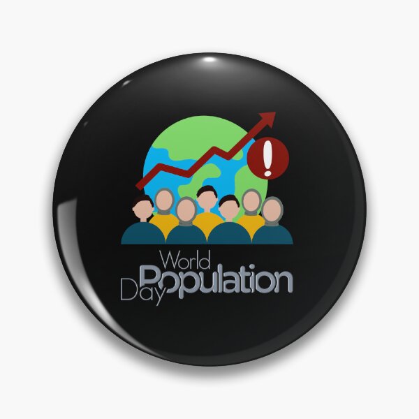 Item preview, World Population Day T shirt design designed and sold by sbadesignstudio.