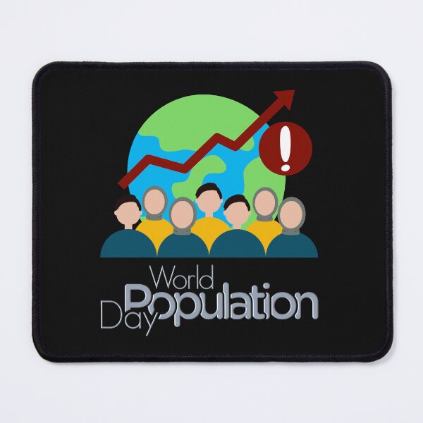 Item preview, World Population Day T shirt design designed and sold by sbadesignstudio.