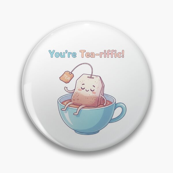 Item preview, You’re Tea-riffic Kawaii Teabag Sticker designed and sold by Arcane-Aesthete.