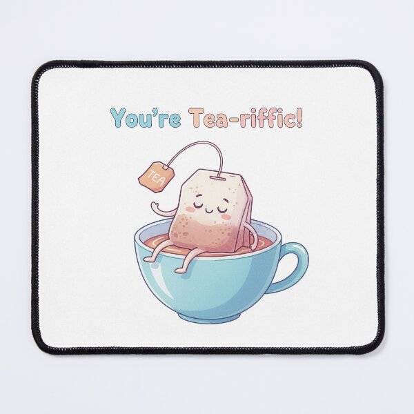 Item preview, You’re Tea-riffic Kawaii Teabag Sticker designed and sold by Arcane-Aesthete.
