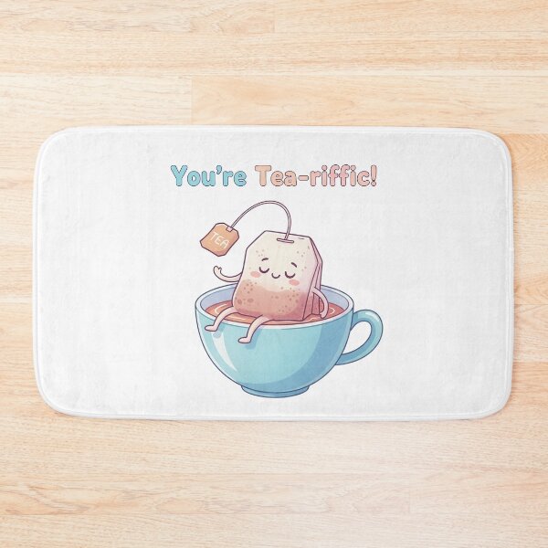 Item preview, You’re Tea-riffic Kawaii Teabag Sticker designed and sold by Arcane-Aesthete.