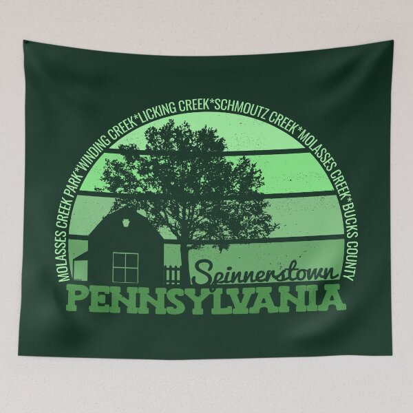 Item preview, Spinnerstown Pennsylvania Sunset Retro Vintage Local Pride Logo designed and sold by CRHPOD20.