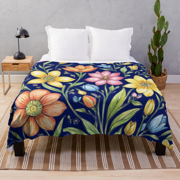 Item preview, Floral pattern. Field of flowers. designed and sold by MagelliShop.