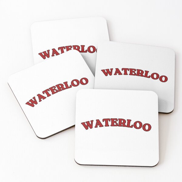 Item preview, red chunky Waterloo university arch - varsity retro  designed and sold by jessicaleah15.