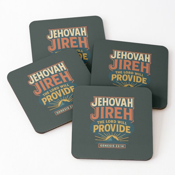 Item preview, Genesis 22:14 – Jehovah Jireh The Lord Will Provide - Red designed and sold by SimplySelim.