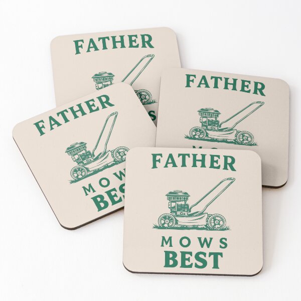 Item preview, Father Mows Best - Funny Lawn Mower Dad designed and sold by pixelated_echoes.