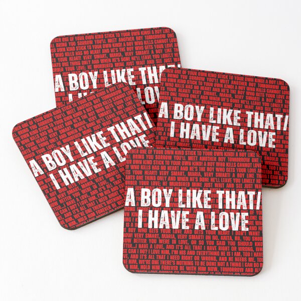 Item preview, West Side Story lyrics  designed and sold by broadwaygirl142.