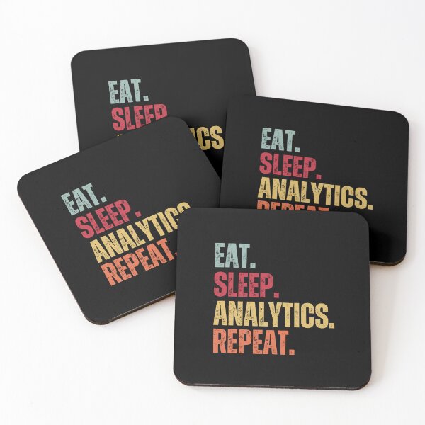 Item preview, Eat sleep analytics repeat designed and sold by belladesign7.