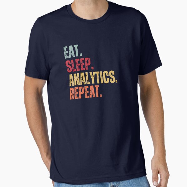 Item preview, Eat sleep analytics repeat designed and sold by belladesign7.