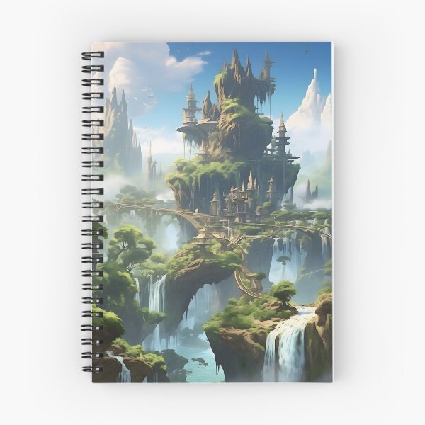 Item preview, Aetherial Haven: Harmony of Floating Isles designed and sold by DrawnThreads.