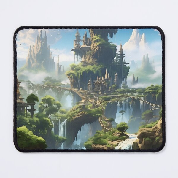 Item preview, Aetherial Haven: Harmony of Floating Isles designed and sold by DrawnThreads.