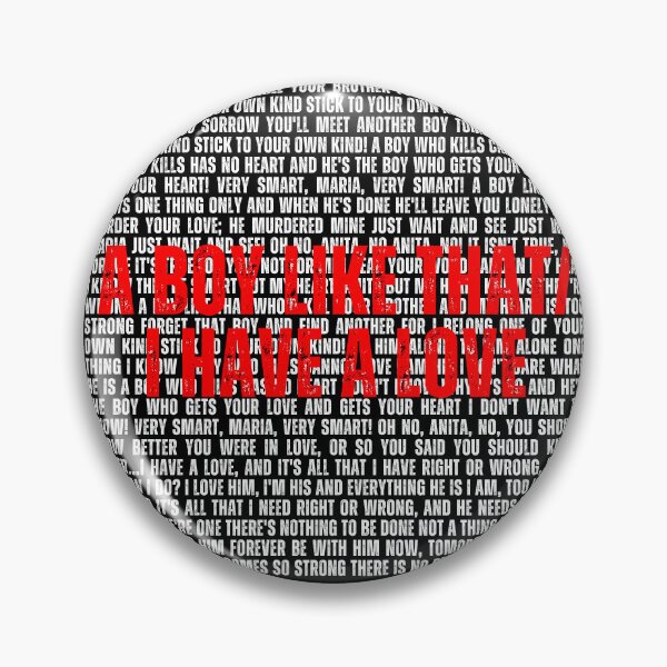 Item preview, West Side Story lyrics  designed and sold by broadwaygirl142.