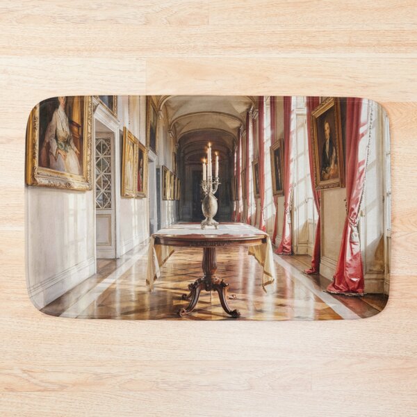 Item preview, French Château Hallway | Interior Painting  designed and sold by CARRAANN.