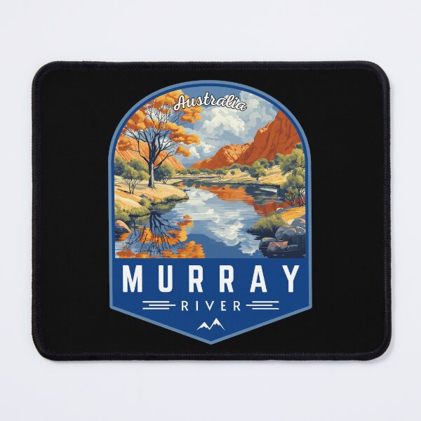 Item preview, Murray River in Australia Vintage Art Travel Landscape designed and sold by MaateoDesign.