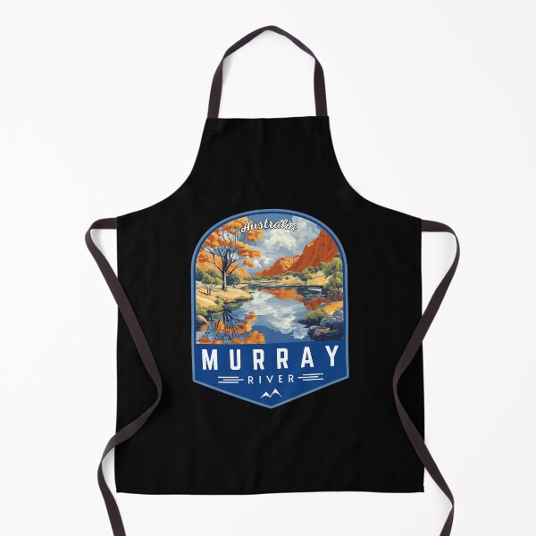 Item preview, Murray River in Australia Vintage Art Travel Landscape designed and sold by MaateoDesign.