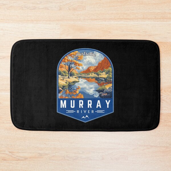 Item preview, Murray River in Australia Vintage Art Travel Landscape designed and sold by MaateoDesign.