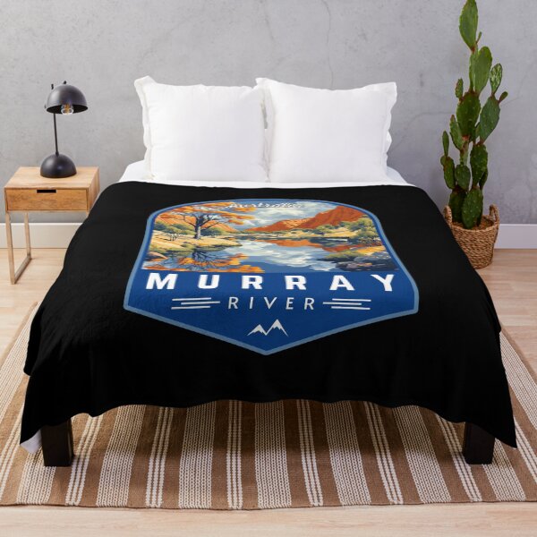 Item preview, Murray River in Australia Vintage Art Travel Landscape designed and sold by MaateoDesign.