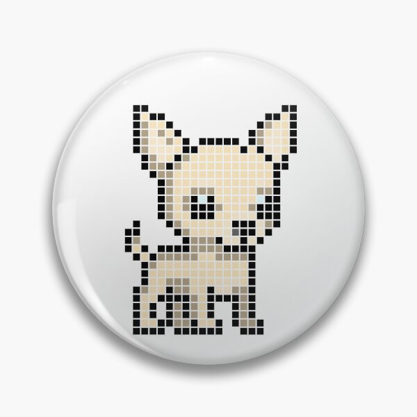 Item preview, Pixeled chihuahua (cream) designed and sold by Brain Fart Buffet.