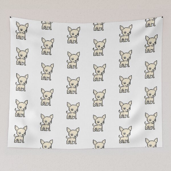 Item preview, Pixeled chihuahua (cream) designed and sold by Brain Fart Buffet.