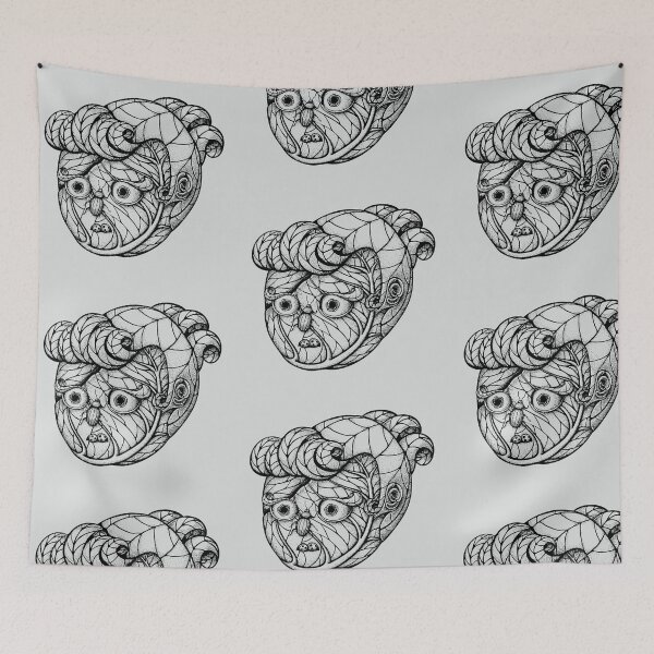 Item preview, Cabbage Lady B&W designed and sold by Greyish.