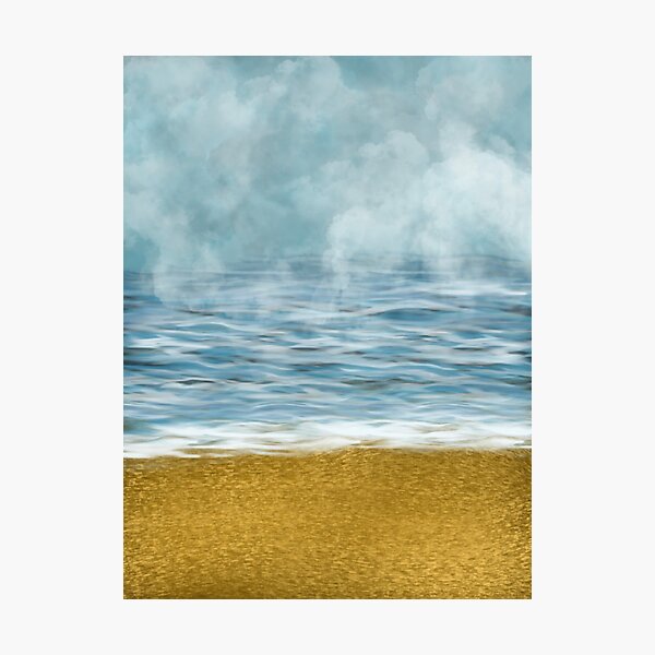 Item preview, Misty Ocean beach designed and sold by Hallie Hopkins.