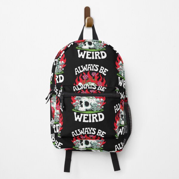 Item preview, Always Be Weird Psychedelic Skull and Mushroom Weirdcore Aesthetic Art designed and sold by ViktoonShirts.
