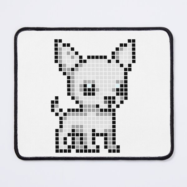 Item preview, Pixeled chihuahua (white) designed and sold by Brain Fart Buffet.