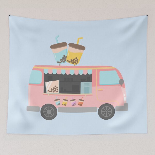 Item preview, bubble tea truck designed and sold by Wordsmith-Wear.