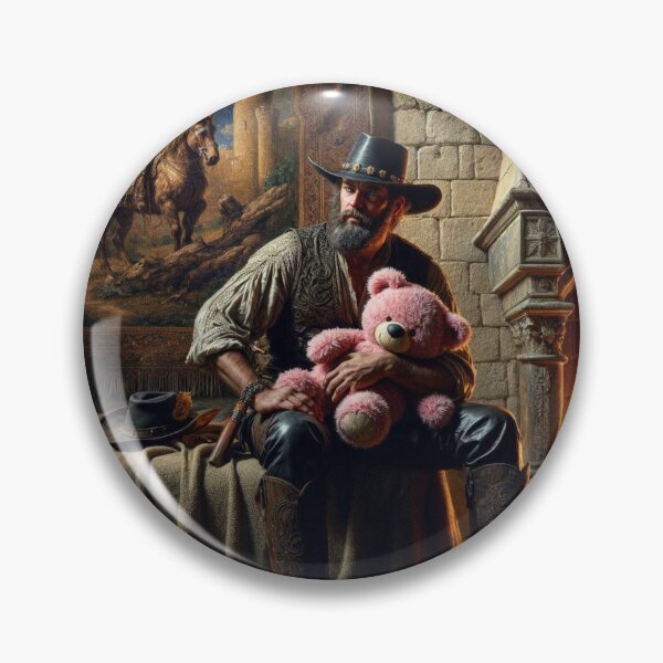 Item preview, Cowboy and His Pink Teddy designed and sold by M-Y-A-R-T-.