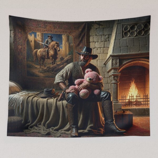Item preview, Cowboy and His Pink Teddy designed and sold by M-Y-A-R-T-.