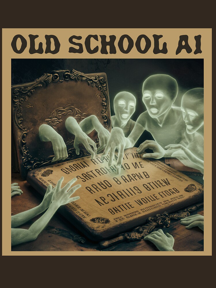 Thumbnail 7 of 7, Essential T-Shirt, Old School AI designed and sold by Dizgraceland.