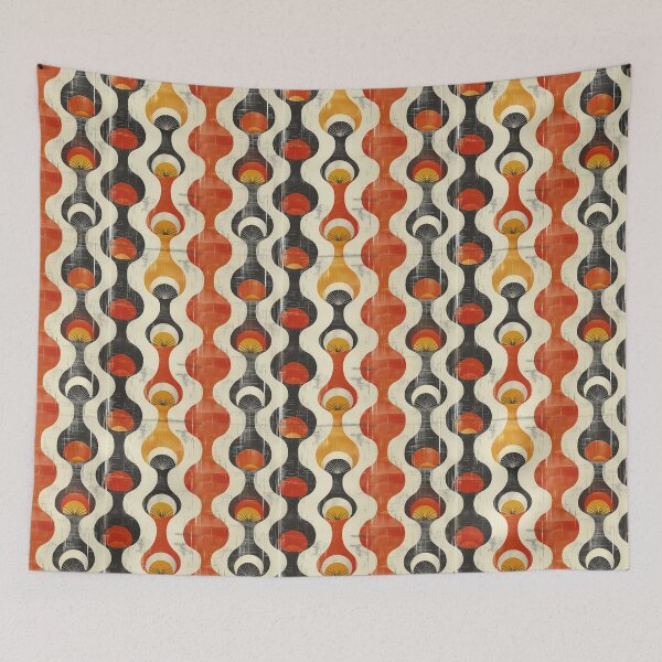 Item preview, Palm Springs Retro Pattern designed and sold by Ekalininart.
