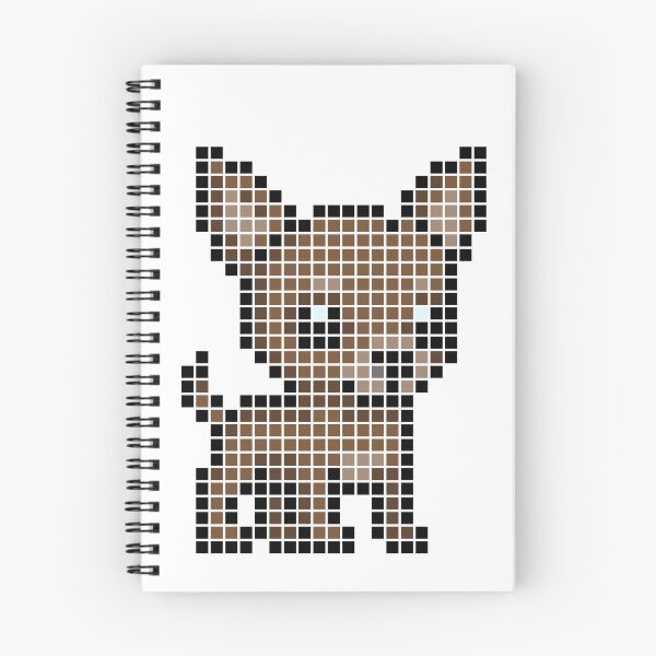 Item preview, Pixeled chihuahua (chocolate) designed and sold by Brain Fart Buffet.