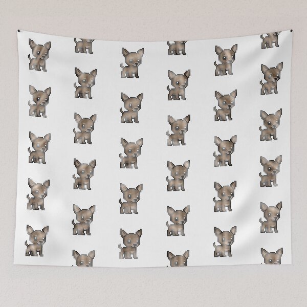 Item preview, Pixeled chihuahua (chocolate) designed and sold by Brain Fart Buffet.