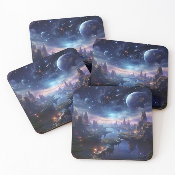 Item preview, Ethereal Skies: Journey to the Celestial Archipelago designed and sold by DrawnThreads.