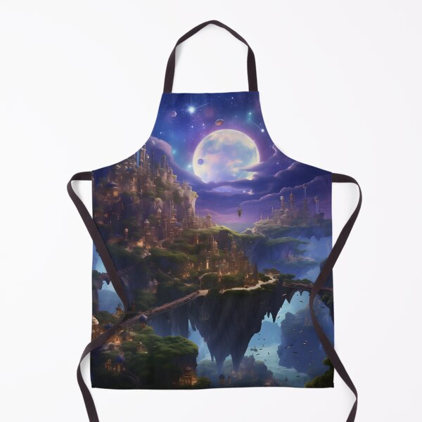 Item preview, Celestial Utopia: Islands of Cosmic Harmony designed and sold by DrawnThreads.