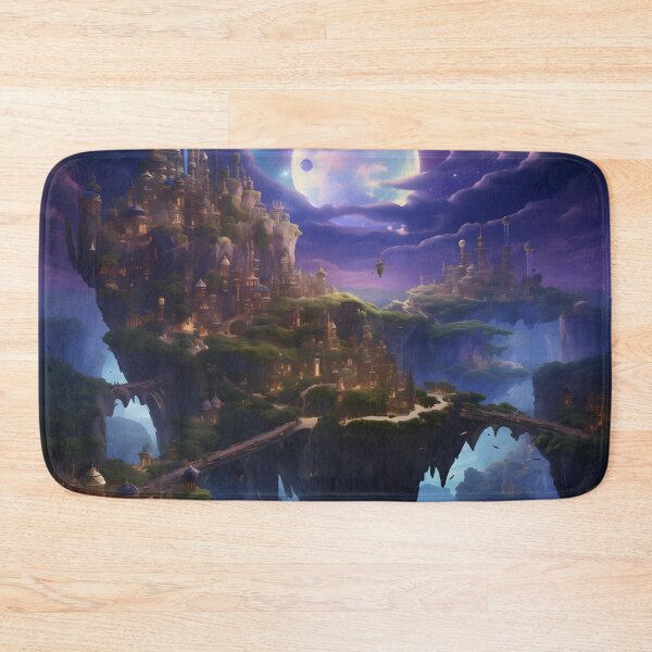 Item preview, Celestial Utopia: Islands of Cosmic Harmony designed and sold by DrawnThreads.