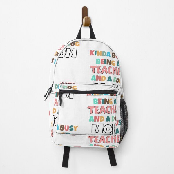 Item preview, Kinda Busy Being a Teacher and Dog Mom funny designed and sold by LifeArt24.