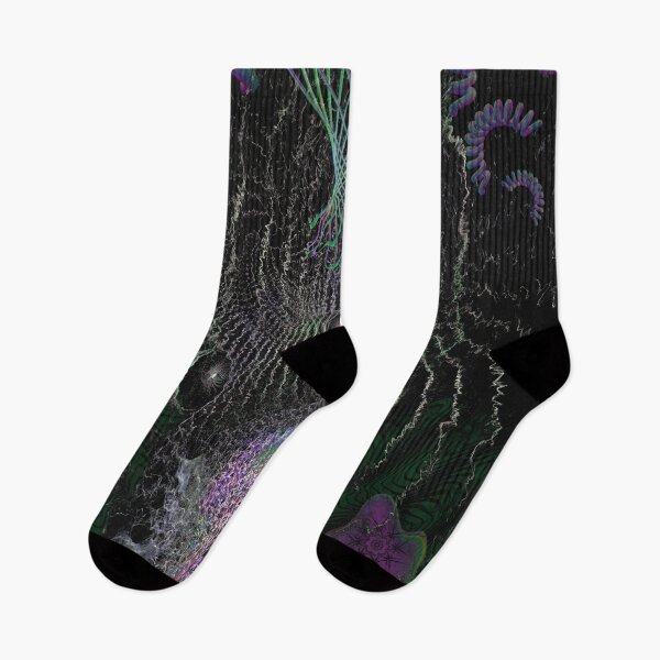 Item preview, Artificial Thought Broadcasts (dark visionary psychedelic fractal art) designed and sold by Discordant Dreams Art.